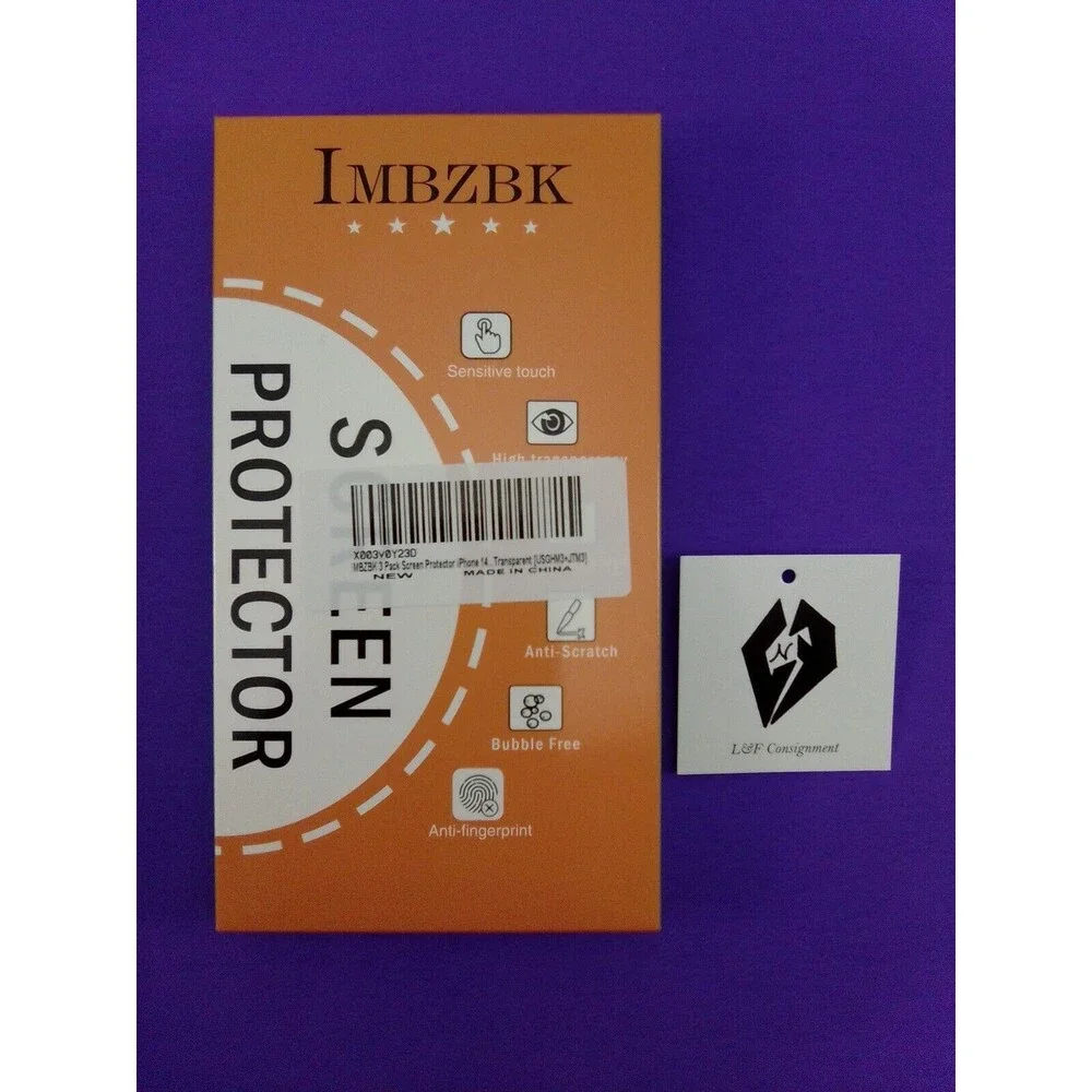 Imbzbk 3 Pack IPhone 14 Screen Protector